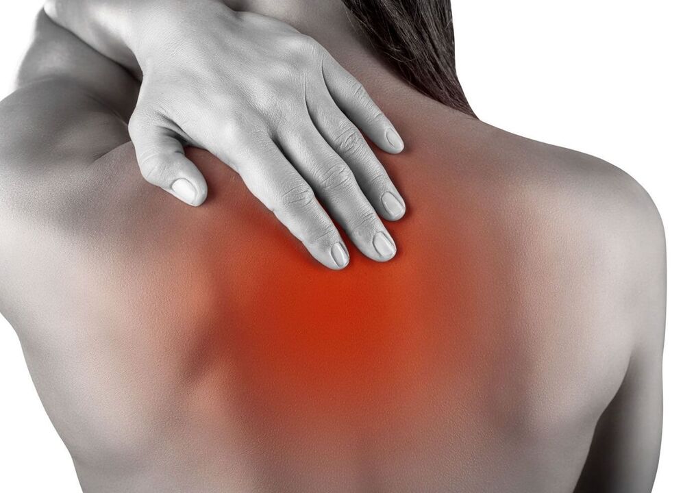 dor nas costas con osteocondrose torácica